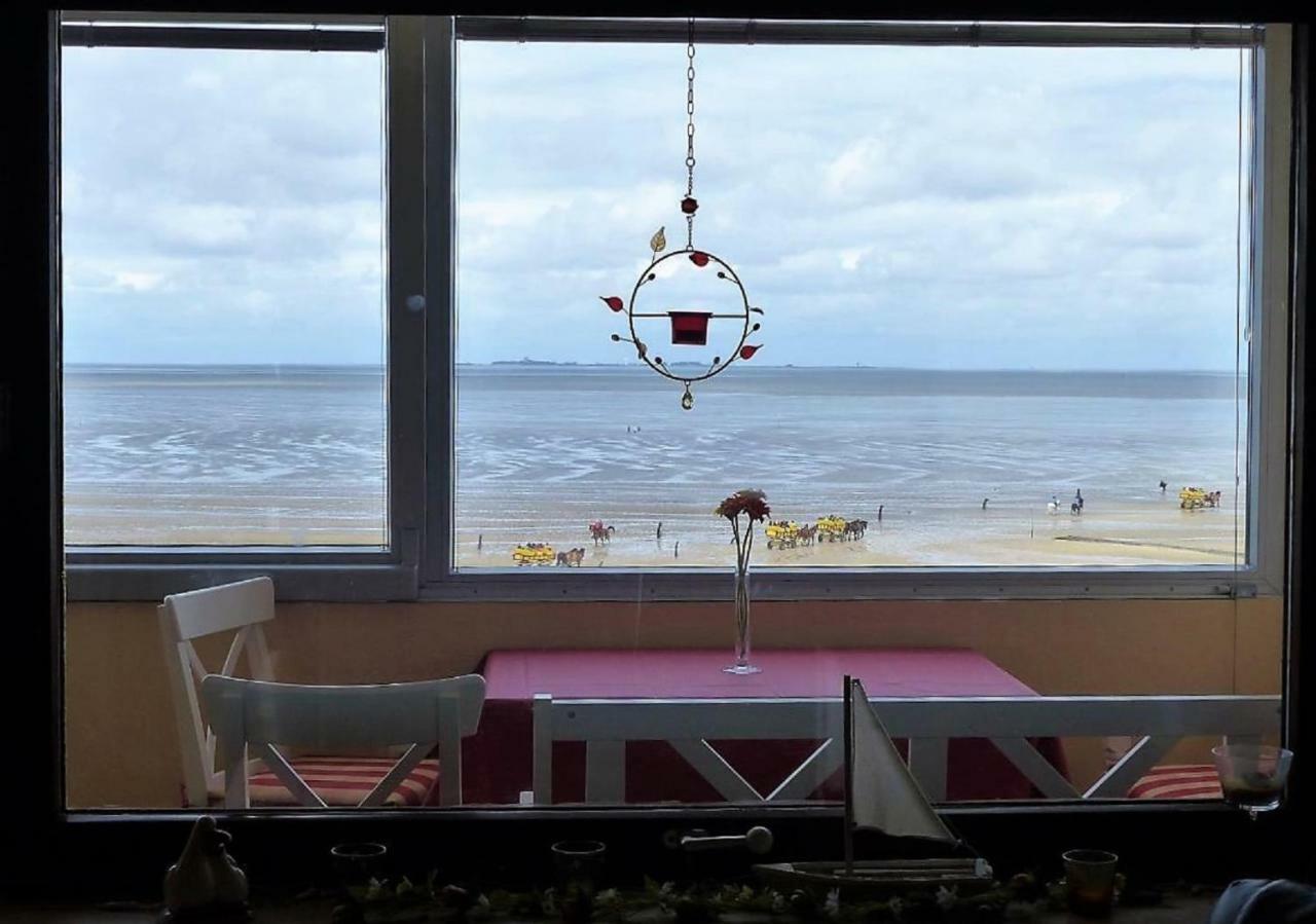 Am Sahlenburgerstrand Whg 31 Seesicht Cuxhaven Exterior foto